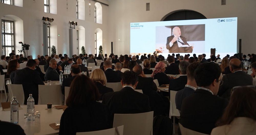Attendees fill the hall for the IFC Global Manufacturing Conference
