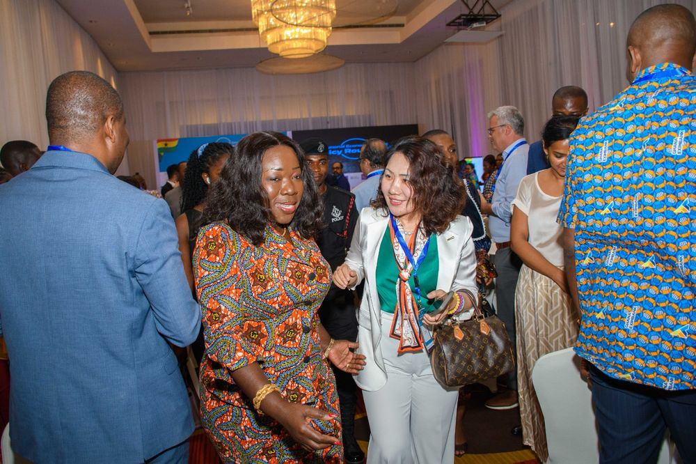Guests network at the Policy Roundtable's evening reception