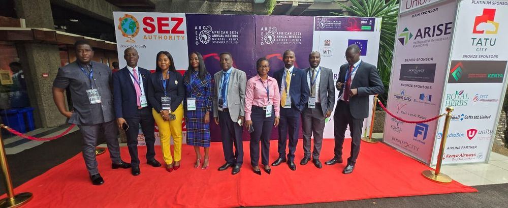 The Chamber's delegation at the AUCEZO African SEZs Annual Meeting in Nairobi