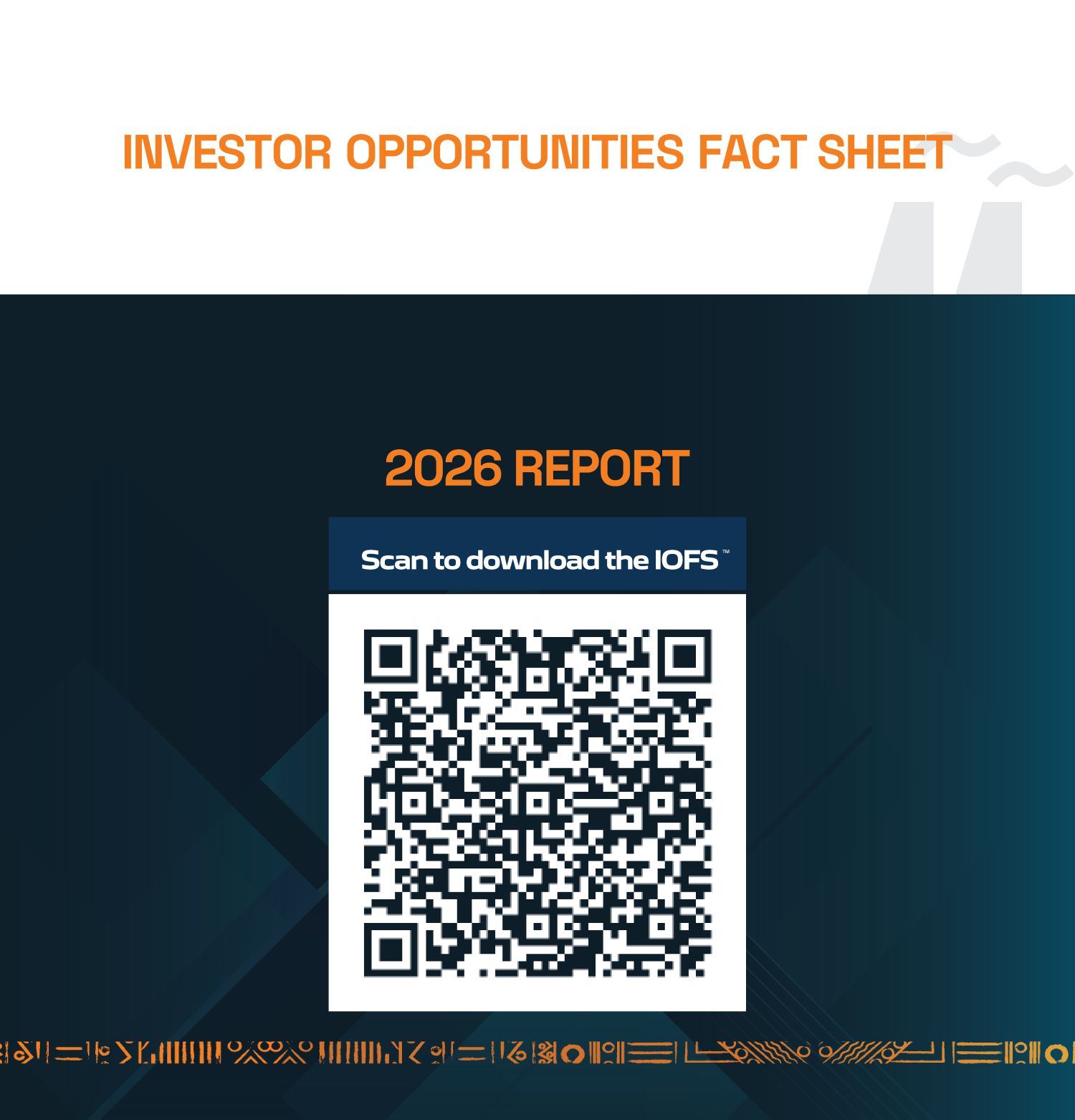 Investor Opportunity Fact Sheet - 2026 Report